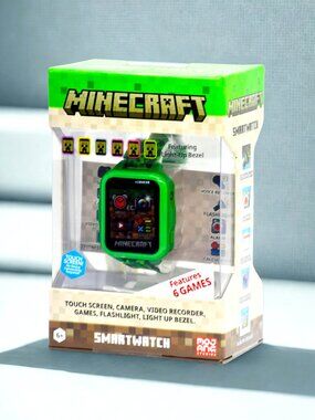 Minecraft Watch, Kids Smartwatch, Minecraft Toy, Gaming Watch, Touch Screen Watc